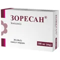 Зоресан капсули тв. по 100 мг №30 (10х3)