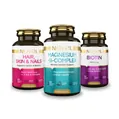 Набір Novel (Hair, Skin & Nails табл. жувальні №60 + Magnesium + B-complex табл. жувальні №60 + Biotin табл. жувальні №60)