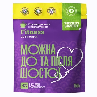 Подсластитель с пробиотиком Пребиосвит "Фитнес", 150 г