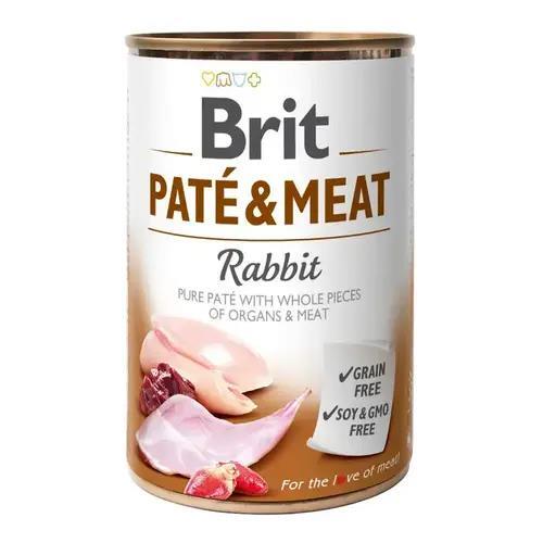 Корм влажный для собак Brit Pate & Meat с кроликом, 400 г