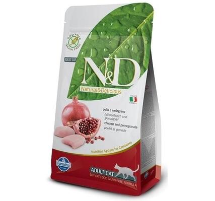Корм сухой Farmina N&D Prime беззерновой для кошек с курицей и гранатом, 1,5 кг
