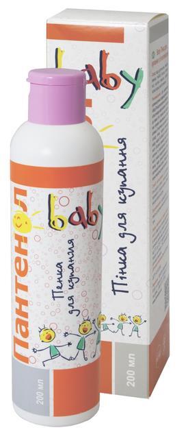 Пенка для купания Фармаком Пантенол Baby розовая, 200 мл