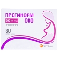 Прогинорм ово капсулы мягк. по 200 мг №30 (15х2)