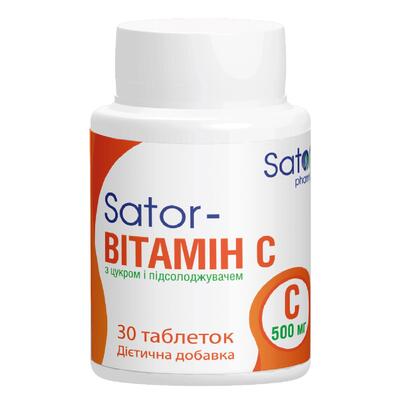 Sator-Вітамін C Натуральний Sator Pharma таблетки №30
