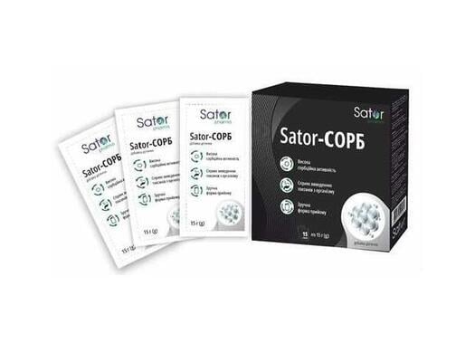 Sator-Сорб Sator Pharma гель-паста по 15 г №15 в саше