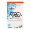 Травний пробіотик Doctor's Best Digestive Probiotic 20 Billion with Howaru 20 млрд КУО, 30 вегетаріанських капсул