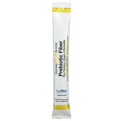 Пребіотична клітковина California Gold Nutrition Prebiotic Fiber, 3 пакети по 6,3 г