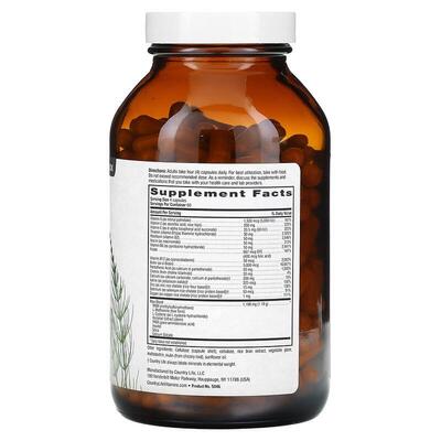 Витамины для волос, кожи и ногтей Country Life Maxi-Hair Plus skin & nails, 240 вегетарианских капсул