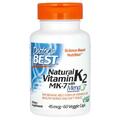 Витамин К2 Doctor's Best Natural Vitamin K2 MK-7 with MenaQ7 45 мкг, 60 вегетарианских капсул