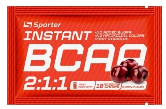Амінокислоти Sporter Instant BCAA 2:1:1 вишня, 10 г