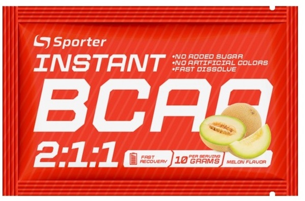 Амінокислоти Sporter BCAA 2:1:1 Instant диня, 10 г
