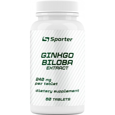 Гінкго білоба Sporter Ginkgo biloba таблетки №60