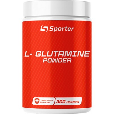 L-глютамин Sporter L-Glutamine, 300 г