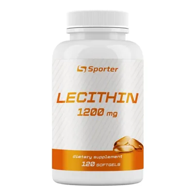 Лецитин Sporter Lecithin 1200 мг м'які капсули №120