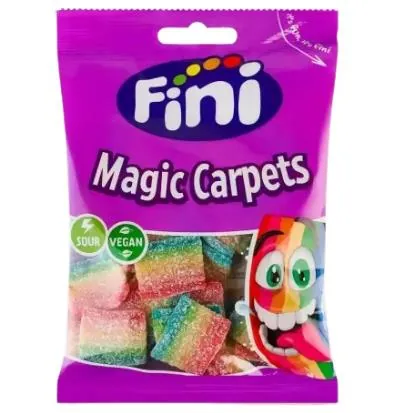 Цукерки желейні Fini Magic Carpets фруктові жувальні Чарівний килим, 90 г