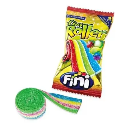 Цукерки желейні Fini Roller фруктові жувальні Ролер, 20 г