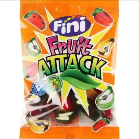 Цукерки желейні Fini Fruit Attack фруктові жувальні Фруктова атака, 90 г