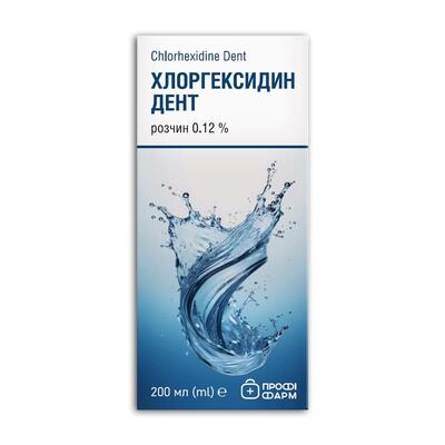 Хлоргексидин Дент Профи Фарм раствор 0,12% по 200 мл во флак.