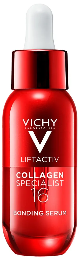 Сироватка Vichy Liftactiv Specialist Collagen Bonding Serum 16 з ко-бондинг технологією для корекції 16 ознак старіння шкіри, 30 мл