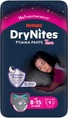 Подгузники-трусики Huggies Dry Nites для девочек 8-15 лет, 27-57 кг, ночные, 9 шт