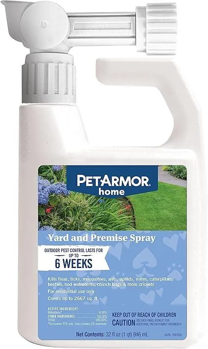 Спрей PetArmor Home Yard and Premise від бліх, кліщів, комарів, комах надворі та в нежитлових приміщеннях, 946 мл