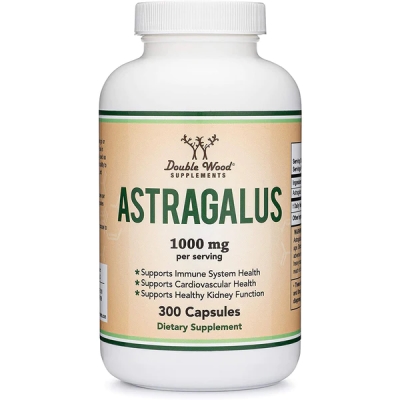 Астрагал Double Wood Astragalus 1000 мг, 300 капсул