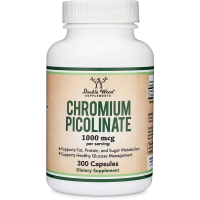Хрому піколінат Double Wood Chromium Picolinate 1000 мкг, 300 капсул