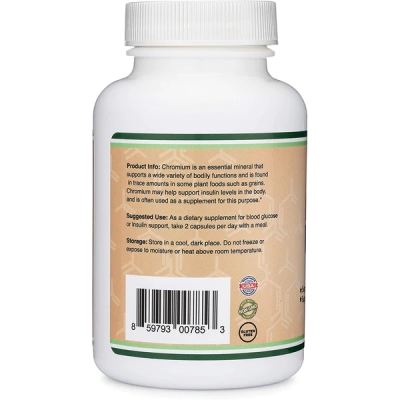 Хрома пиколинат Double Wood Chromium Picolinate 1000 мкг, 300 капсул
