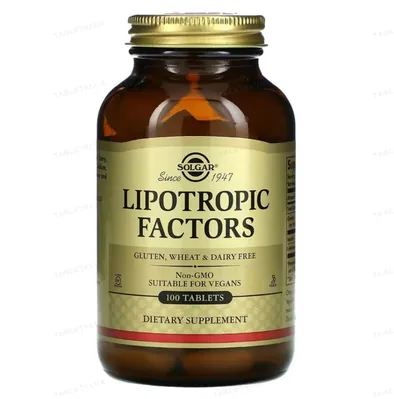 Ліпотропний фактор Solgar Lipotropic Factors таблетки №100
