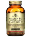 Вітамін Д3 Solgar Vitamin D3 (Cholecalciferol) 10 мкг (400 МО) м'які капсули №250
