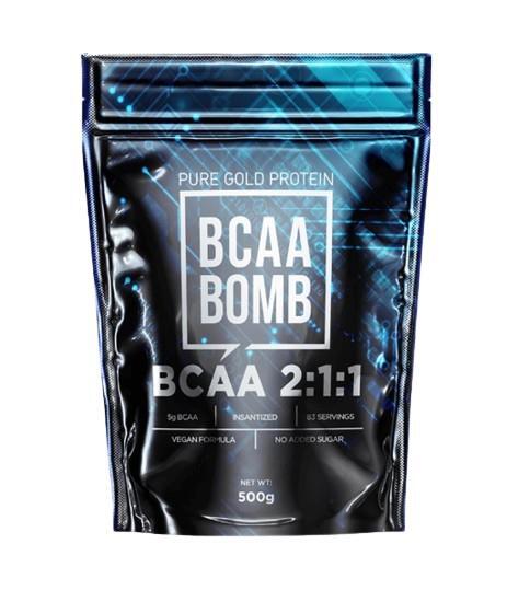 Аминокислота Pure Gold Protein BCAA BOMB 2:1:1, бузина, 500 г