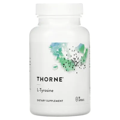 L-тирозин 500 мг Thorne Research L-Tyrosine капсули №90