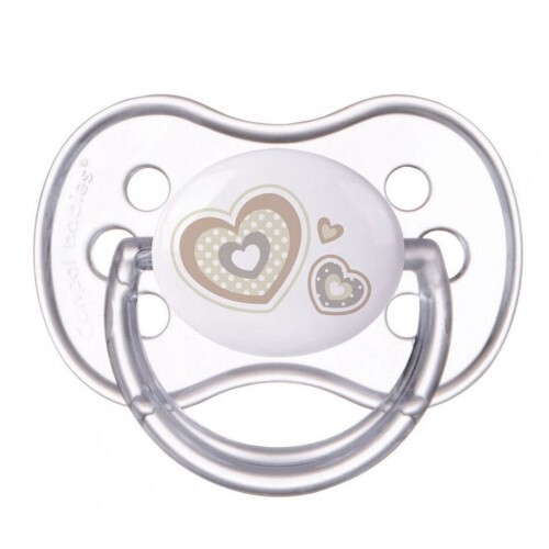 Пустышка латексная Canpol Babies 22/431 Newborn baby круглая 0-6 месяцев, 1 шт