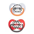 Пустушка силіконова Canpol Babies Racing симетрична 22/634, 0-6 місяців, 2 шт