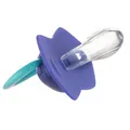 Пустушка силіконова Canpol Babies Neon Love симетрична 22/652_blu, 0-6 місяців, 2 шт