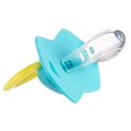 Пустышка силиконовая Canpol Babies Neon Love симметричная 22/653_blu, 6-18 месяцев, 2 шт
