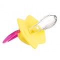 Пустышка силиконовая Canpol Babies Neon Love симметричная 22/653_pin, 6-18 месяцев, 2 шт