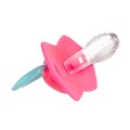 Пустышка силиконовая Canpol Babies Neon Love симметричная 22/653_pin, 6-18 месяцев, 2 шт