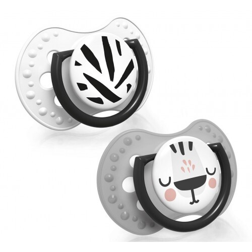 Пустышка силиконовая Lovi Salt&Pepper динамическая, 22/878 3-6 месяцев, 2 шт