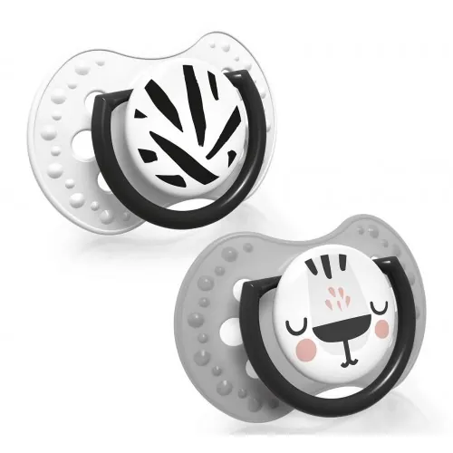 Пустушка силіконова Lovi Salt & Pepper динамічна, 22/879 6-18 місяців, 2 шт