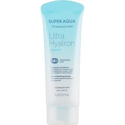 Пілінг-гель для обличчя Missha Super Aqua Ultra Hyalron, 100 мл
