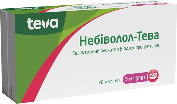 Небіволол-Тева таблетки по 5 мг №28 (14х2)