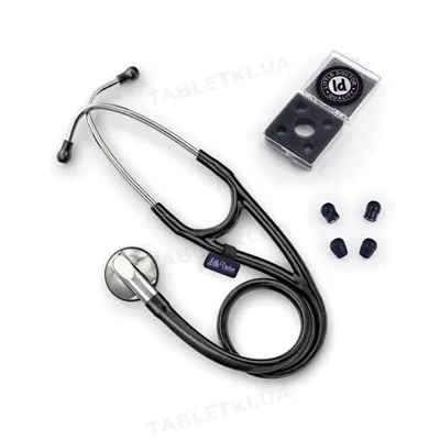 Стетоскоп Little Doctor LD Cardio Black кардіологічний з односторонньою головкою