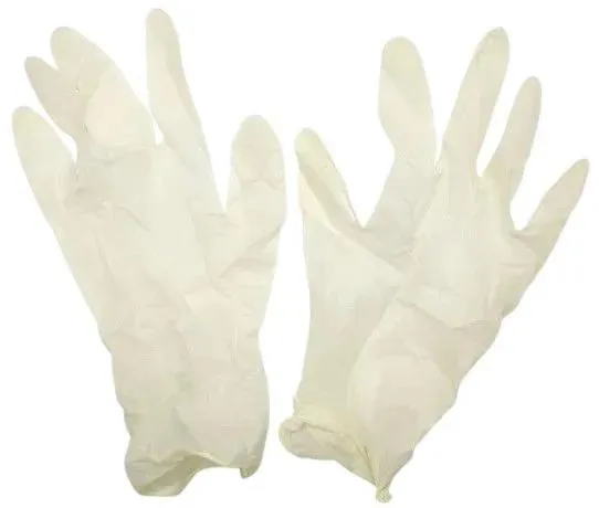 Рукавички оглядові Medicare Latex Powderfree латексні без пудри нестерильні, розмір S, пара