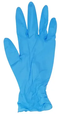 Рукавички оглядові Medicare Nitrile Powderfree нітрилові без пудри нестерильні, блакитні, розмір M, пара