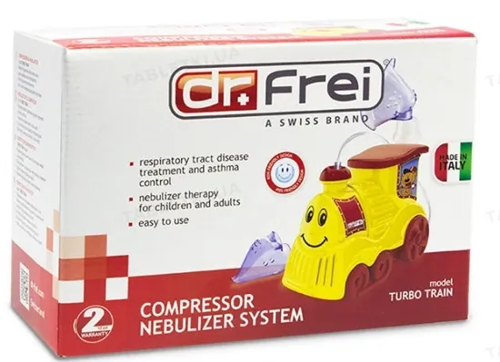 Інгалятор (небулайзер) Dr. Frei Turbo train компресорний