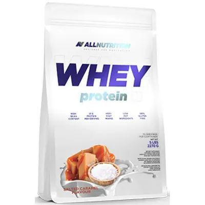 Протеїн сироватковий концентрат Allnutrition Whey Protein солона карамель, 2270 г