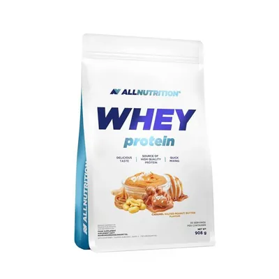 Протеїн сироватковий концентрат Allnutrition Whey Protein солона арахісова олія з карамеллю, 908 г