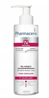 Гель для вмивання Pharmaceris N Puri-Сapilium заспокоюючий почервоніння для обличчя та очей, 190 мл