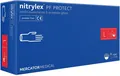 Рукавички оглядові Mercator Nitrylex PF Protect нітрилові без пудри нестерильні, розмір L, сині, пара